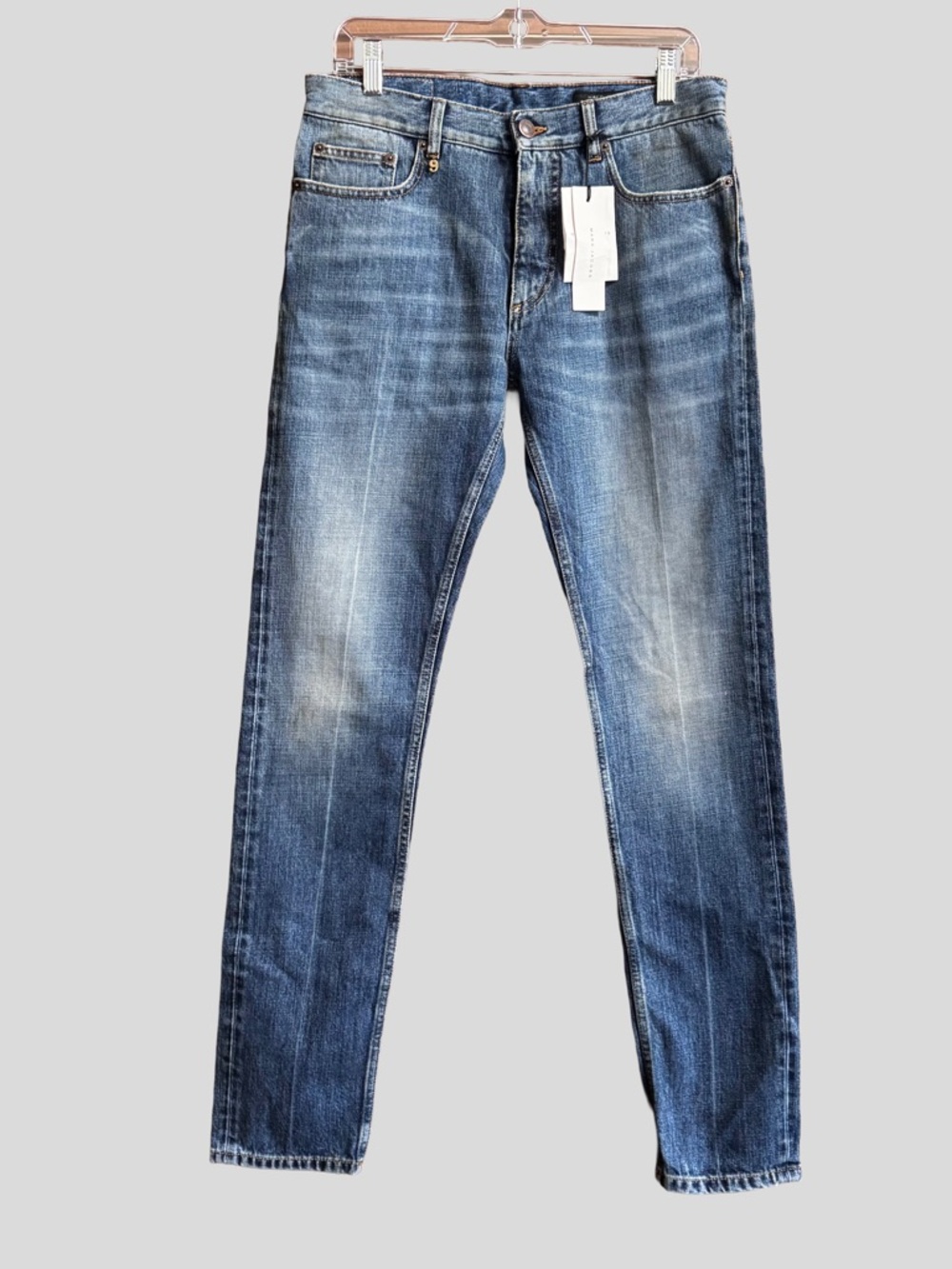 Marc Jacobs Mercer Street Men's Indigo Wash Jeans Made in Italy IT 48